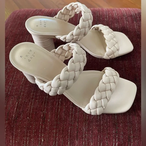 A New Day Women's Basil Mule Heels Size 7.5 - Picture 5 of 13